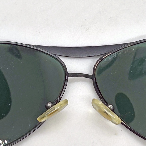 Vintage 1970's RARE Ray-Ban Green Lens Aviator Sunglasses - Picture 6 of 11